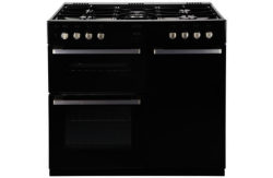 Belling DB4 90DFT Dual Fuel Range Cooker - Black